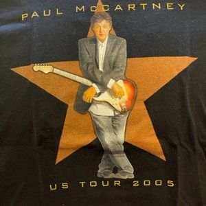 Black Paul McCartney Tee Shirt
